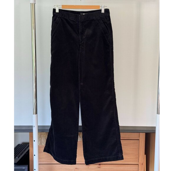 Uniqlo C Black Corduroy Wide Pants - Picture 2 of 5